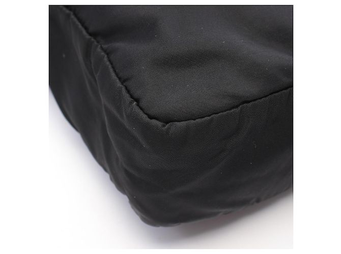 Borsa a tracolla Prada con logo triangolare in nero - vista 12