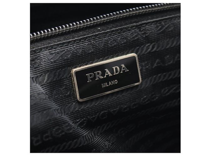 Sac bandoulière et messager Prada noir - vue 4