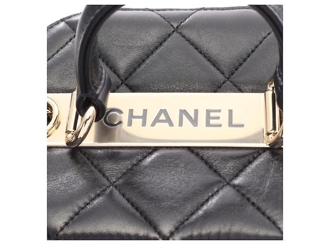 Borsa a tracolla Chanel Trendy CC Nero - vista 10