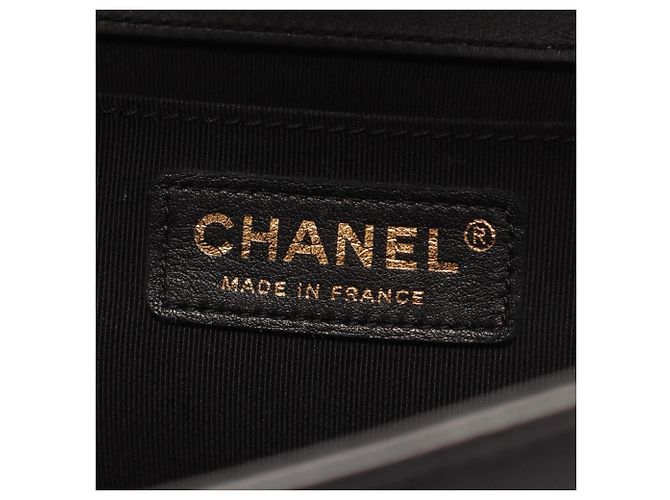 Chanel Boy Schultertasche Schwarz - Ansicht 4