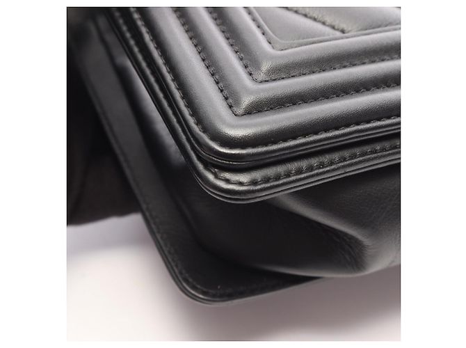 Chanel Boy Schultertasche Schwarz - Ansicht 8