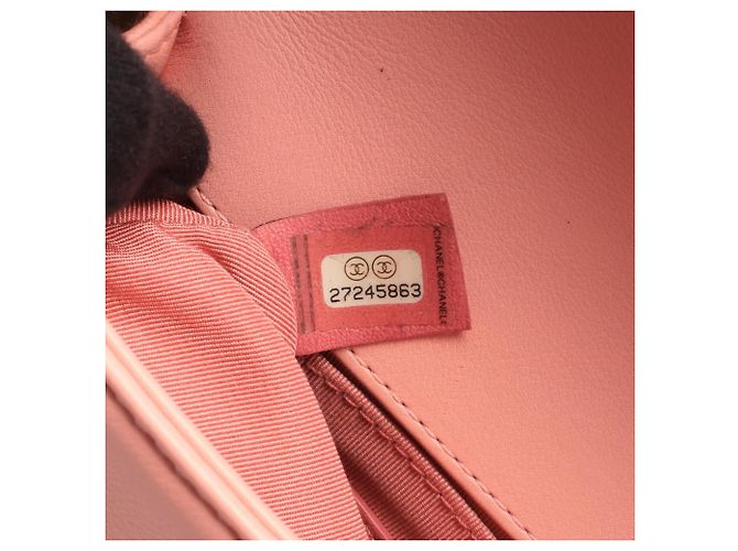 Borsa a patta con catena Chanel Boy By the Sea Rosa - vista 5