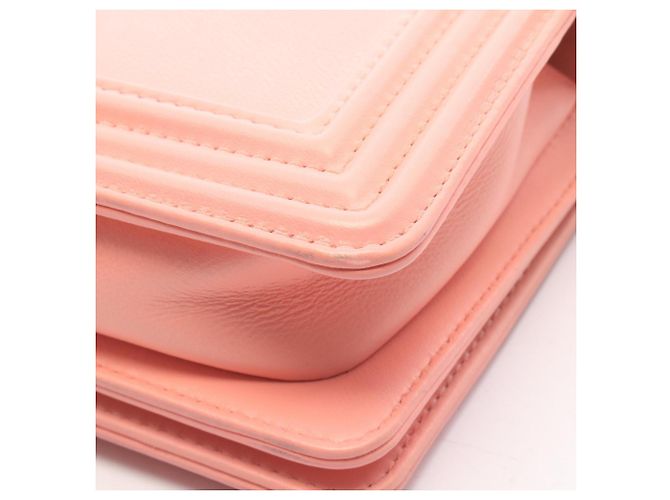 Borsa a patta con catena Chanel Boy By the Sea Rosa - vista 8