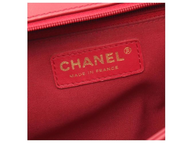 Chanel Boy Large Matelassé Schultertasche Rot - Ansicht 4
