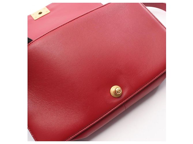 Chanel Boy Large Matelassé Schultertasche Rot - Ansicht 7