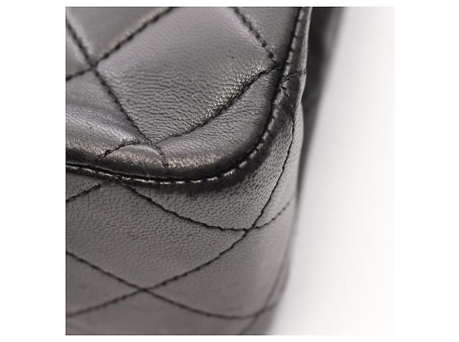 Borsa a tracolla Chanel Matelassé Double Flap Nero - vista 11