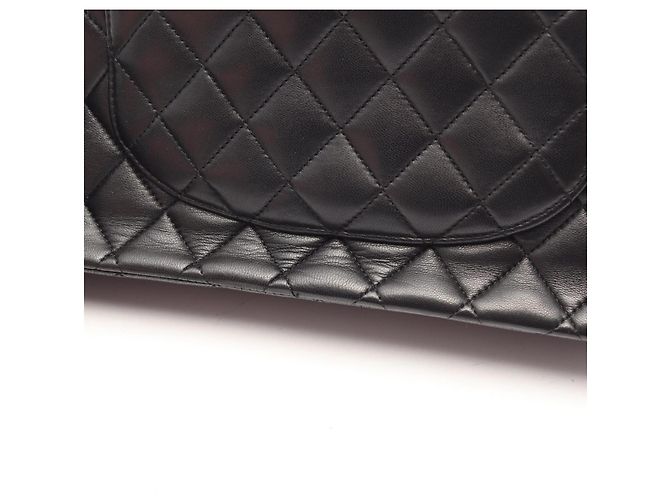 Borsa a tracolla Chanel Matelassé Double Flap Nero - vista 14