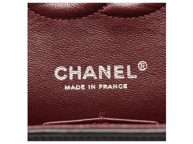 Borsa a tracolla Chanel Matelassé Double Flap Nero - vista 4