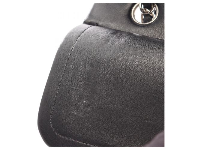 Borsa a tracolla Chanel Matelassé Double Flap Nero - vista 6