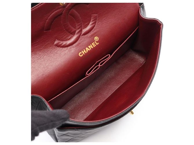 Timeless Borsa a tracolla Chanel Matelassé Double Flap Nero - vista 3