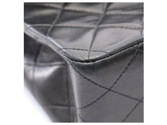Timeless Borsa a tracolla Chanel Matelassé Double Flap Nero - vista 7