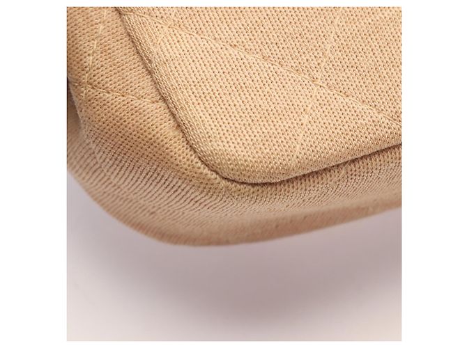 Timeless Borsa a tracolla Chanel Matelassé Single Flap Beige - vista 7
