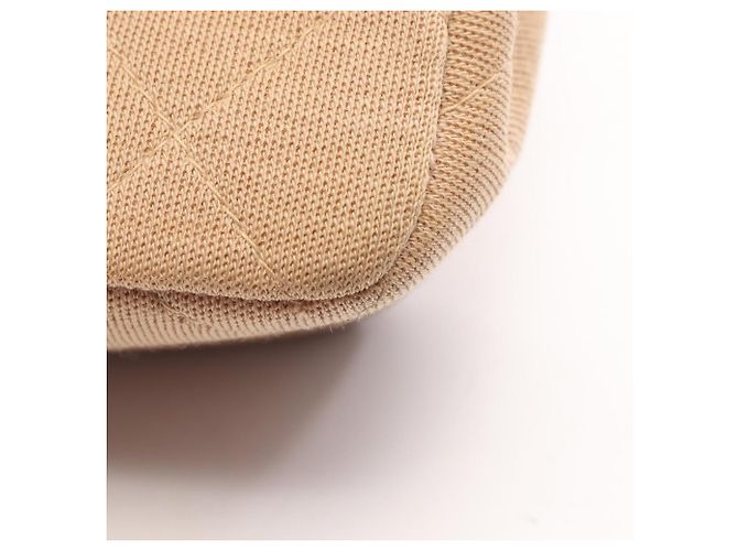 Timeless Borsa a tracolla Chanel Matelassé Single Flap Beige - vista 8