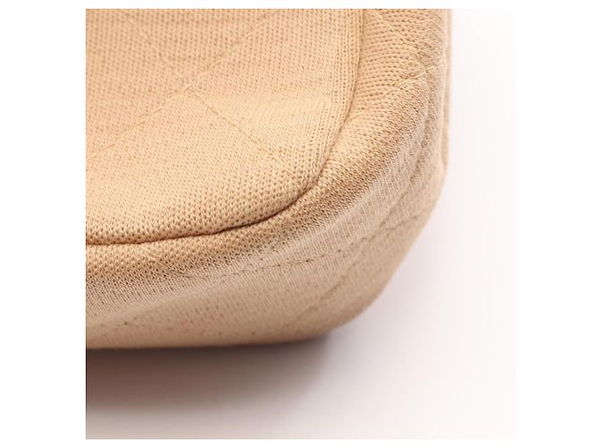 Timeless Borsa a tracolla Chanel Matelassé Single Flap Beige - vista 9