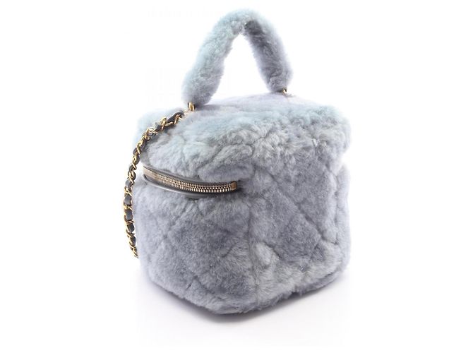 Borsa a Spalla 2-Way Chanel Matelassé Vanity Marrone - vista 2