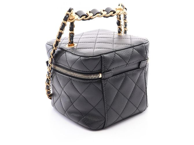 Chanel Matelassé Vanity Bag Schwarz - Ansicht 2