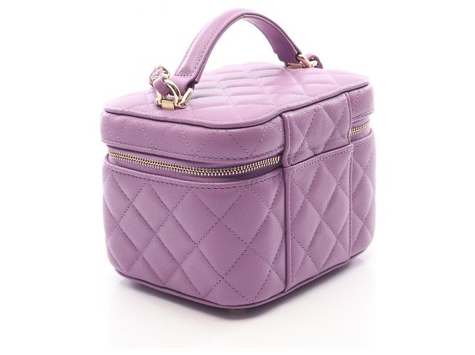 Chanel Matelassé Vanity Bag Lila - Ansicht 2