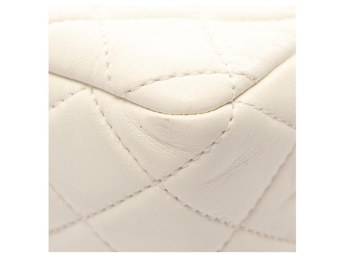 Borsa Chanel Matelassé Mini Flap Bag Bianco - vista 6