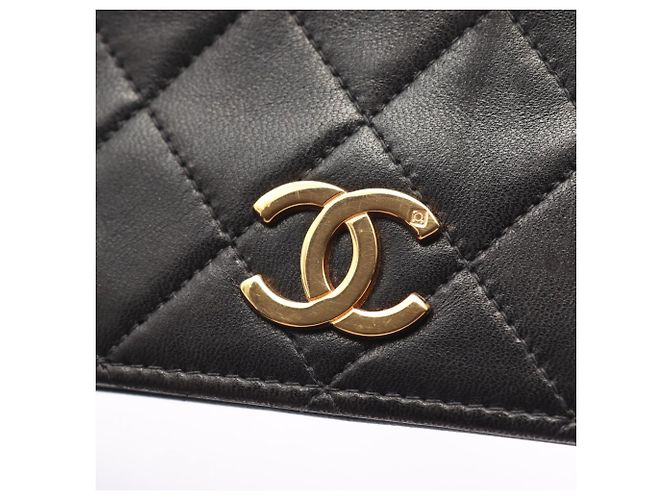 Borsa a tracolla Chanel Mini Matelassé Full Flap Nero - vista 13