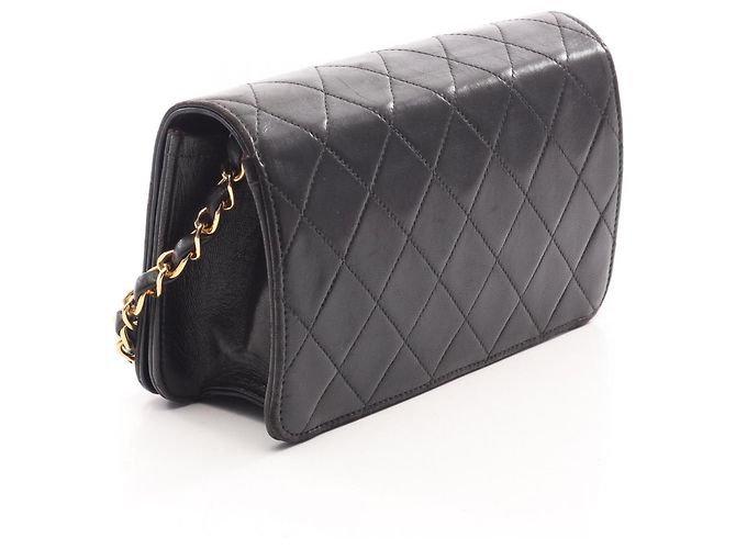 Borsa a tracolla Chanel Mini Matelassé Full Flap Nero - vista 2