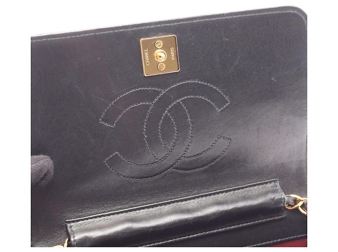 Borsa a tracolla Chanel Mini Matelassé Full Flap Nero - vista 7