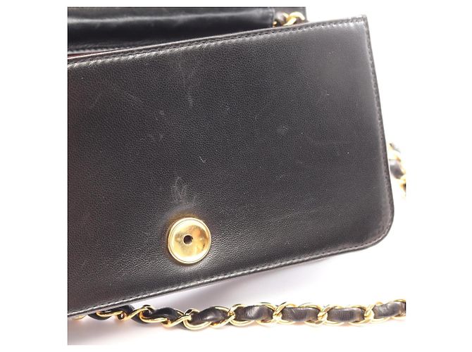 Borsa a tracolla Chanel Mini Matelassé Full Flap Nero - vista 8