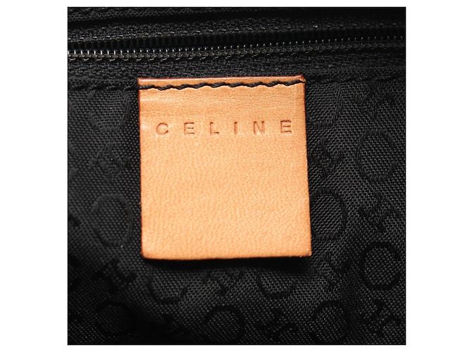 Céline Celine C Macadam Twin Schultertasche/Handtasche Schwarz Beige - Ansicht 5
