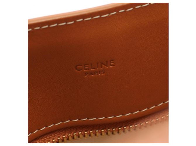 Céline Celine Small Vertical Cabas Tote Bag Braun Roh - Ansicht 4