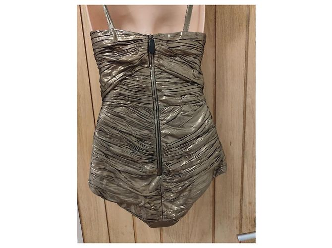 Burberry Metallic Ruched Bodysuit - Ansicht 5