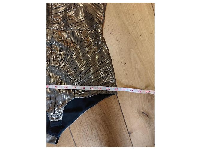 Burberry Metallic Ruched Bodysuit - Ansicht 9