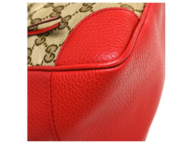 Borsa Tote Gucci Bree GG Canvas e pelle Small Beige - vista 4