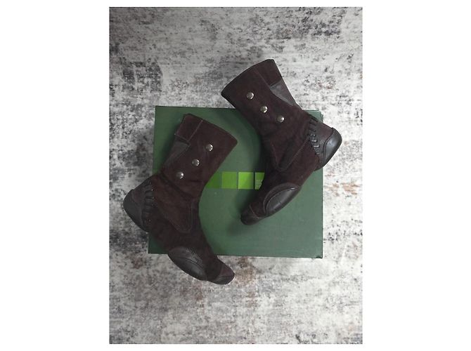 Marithé et François Girbaud Magníficas Botas Marithé François Girbaud Marrom - vista 2