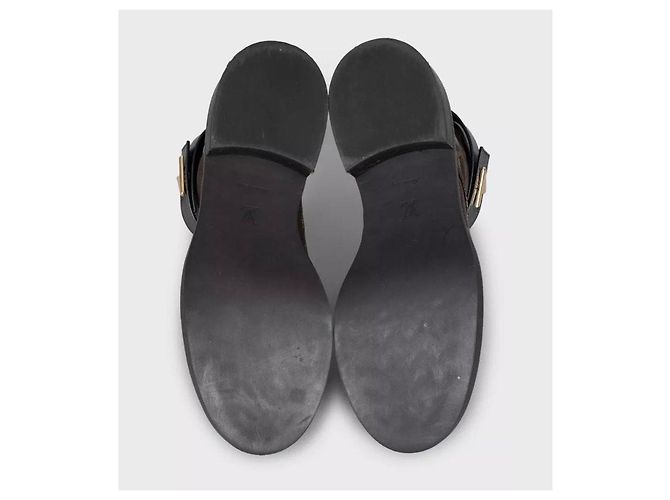 Botines Louis Vuitton Monogram Canvas Leather 38.5 de segunda mano - vista 5
