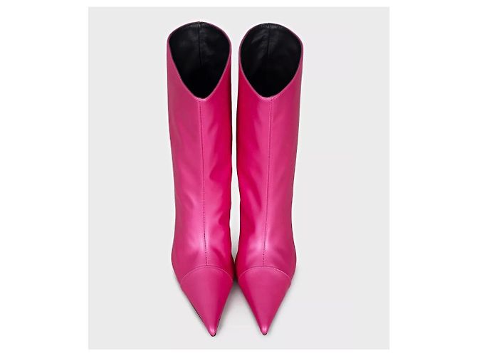 NWB Alexandre Vauthier Raquel 105 Pink Ankle Boots - EU 40 Pre-owned - vista 2