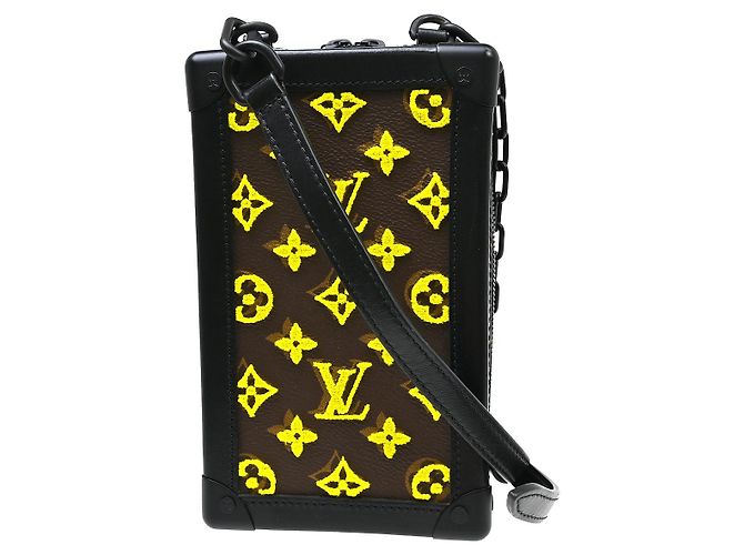 Louis Vuitton Vertical Soft Trunk Monogram Tuffetage Canvas Marron - vue 2