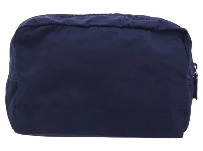 Pouch Prada in nylon blu navy - vista 2