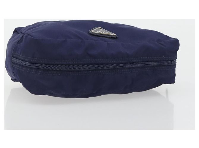 Pouch Prada in nylon blu navy - vista 5