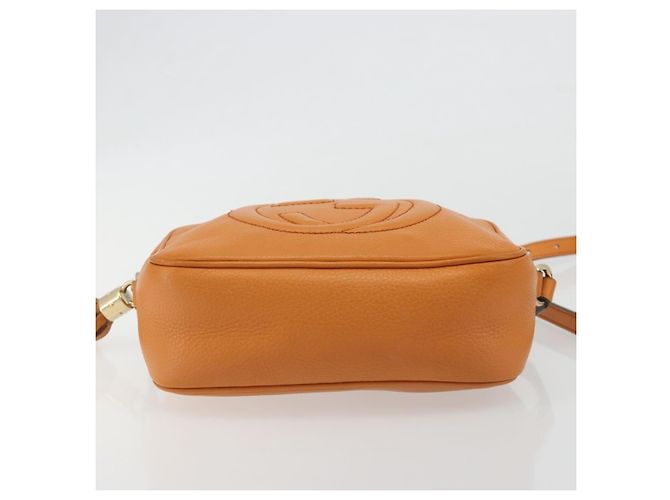Gucci Soho Disco Leather Small Naranja - vista 4