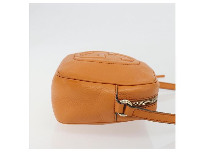 Gucci Soho Disco Leather Small Naranja - vista 5