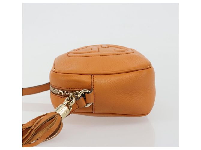 Gucci Soho Disco Leather Small Naranja - vista 6