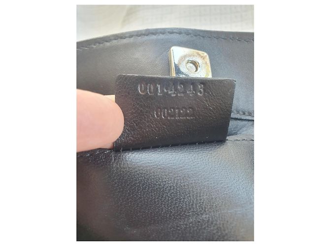 Gucci Bolsa de ombro Hobo em tela preta Preto - vista 6