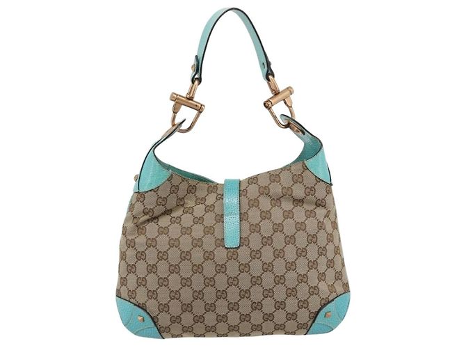 Borsa Gucci Jackie in tela marrone - vista 2
