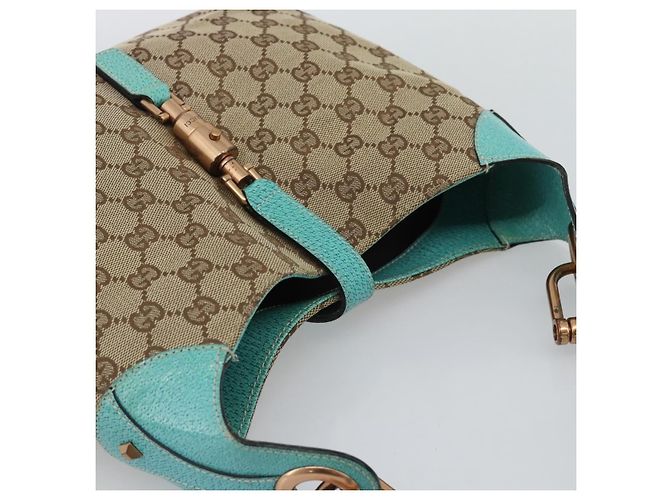 Borsa Gucci Jackie in tela marrone - vista 7