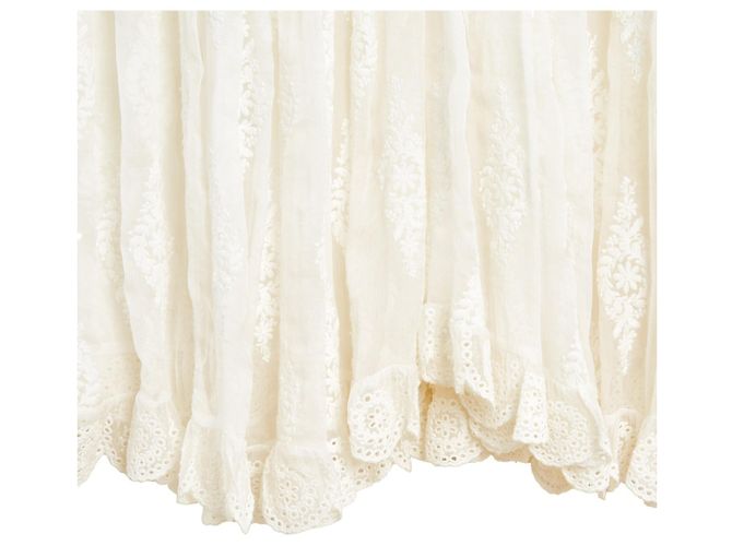 Zimmermann Seidenkleid Plumetis Maxi Ecru - Ansicht 5