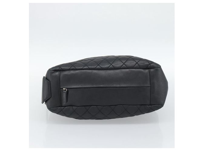 Chanel Mademoiselle Chain Quilted Lambskin Nero - vista 4