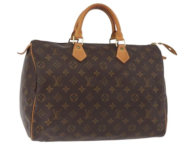 Louis Vuitton Speedy Monogram Canvas 35 Castaño - vista 3