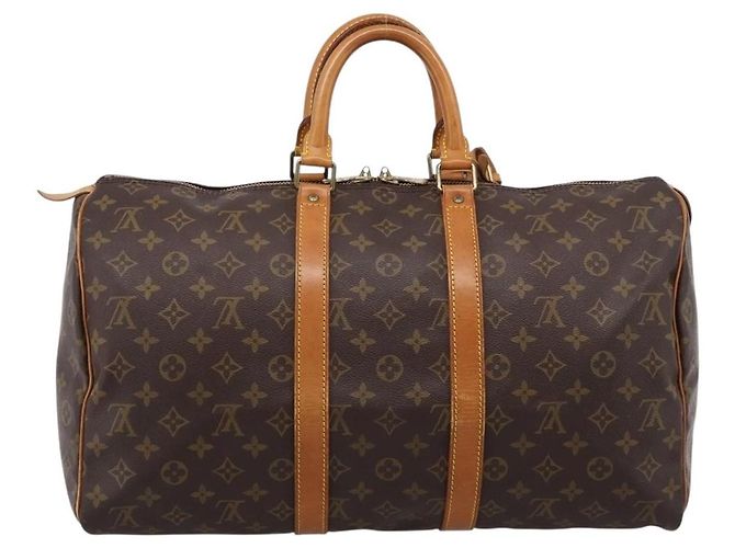 Louis Vuitton Keepall Monogram Canvas 45 Marrone - vista 2