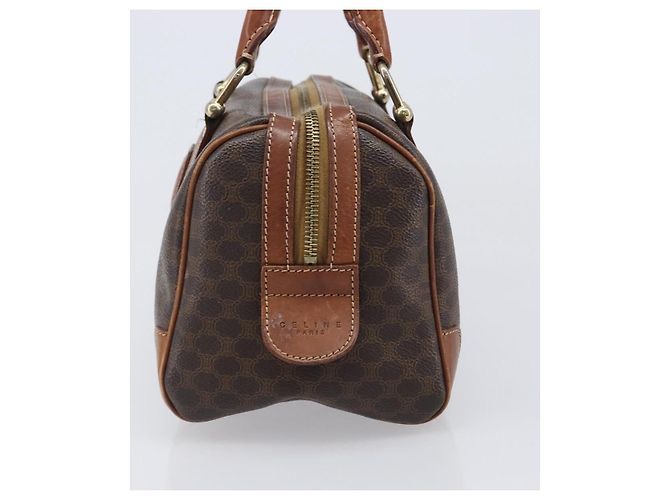 Céline Celine Boston Triomphe Coated Canvas Small Braun - Ansicht 5