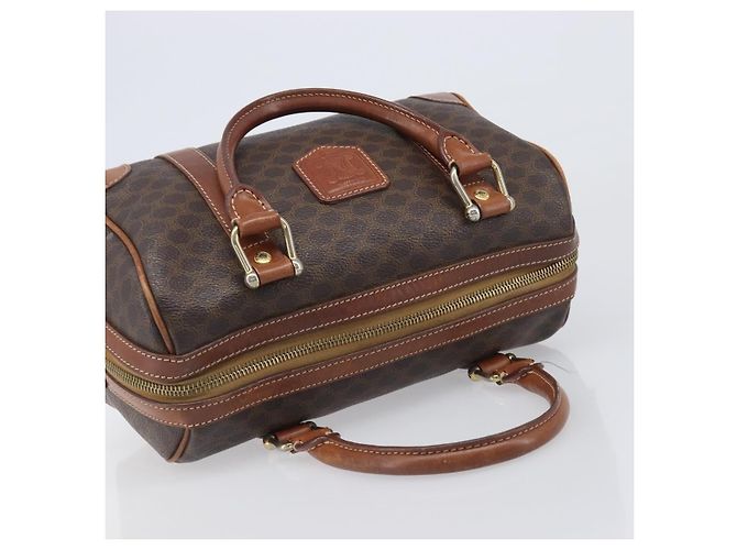 Céline Celine Boston Triomphe Coated Canvas Small Braun - Ansicht 7