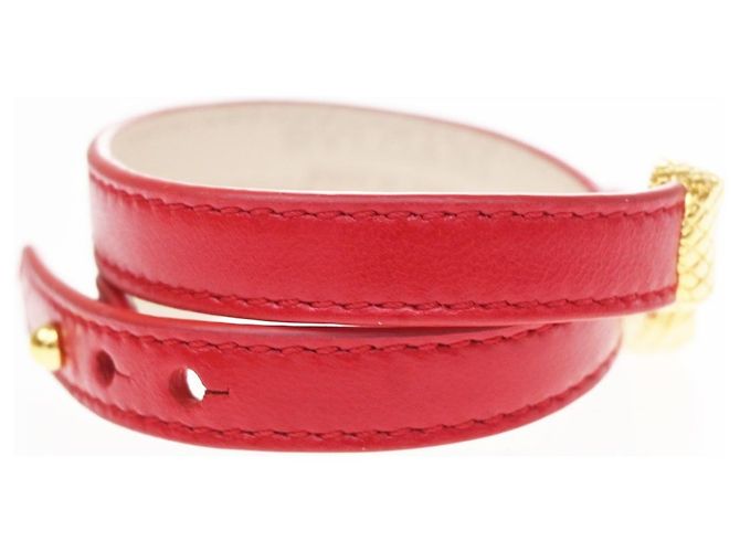 Bulgari Bvlgari Serpenti Forever Double Wrap Leather Roja - vista 4